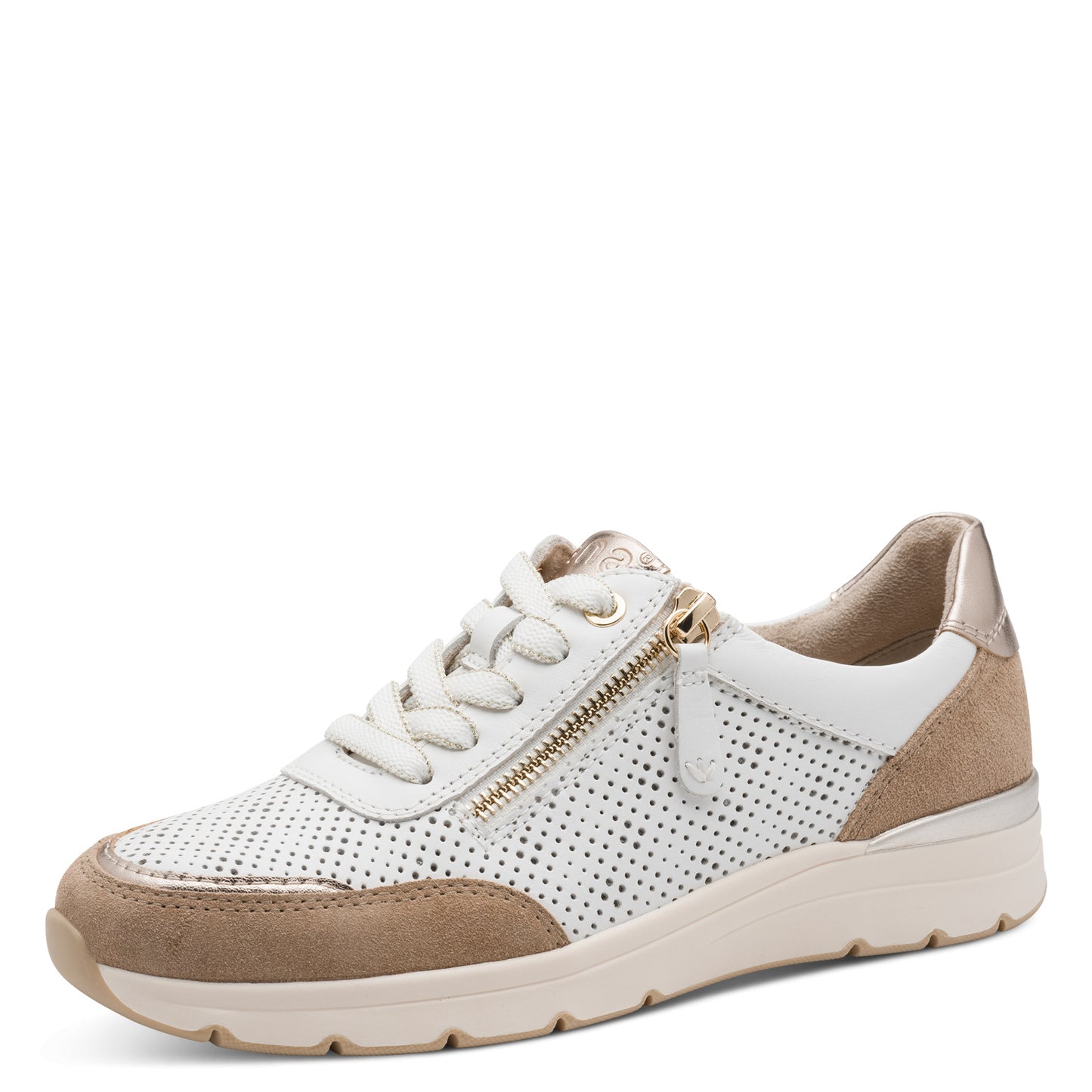 Jana Shoes 8-23703-46 130 White/Beige Trainers