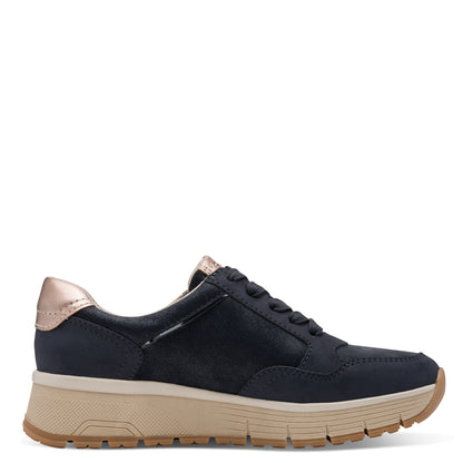 Jana Shoes 8-23762-45 805 Navy Trainers - Vegan