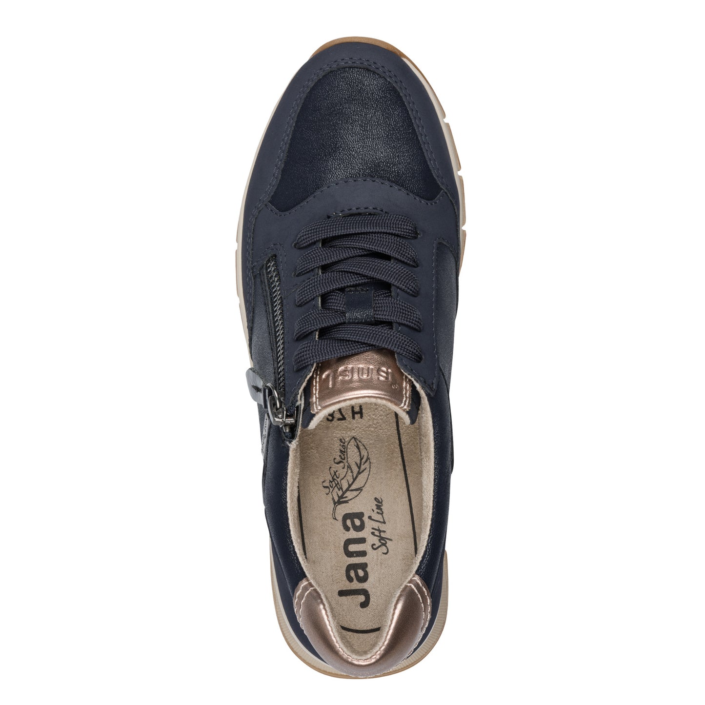 Jana Shoes 8-23762-45 805 Navy Trainers - Vegan