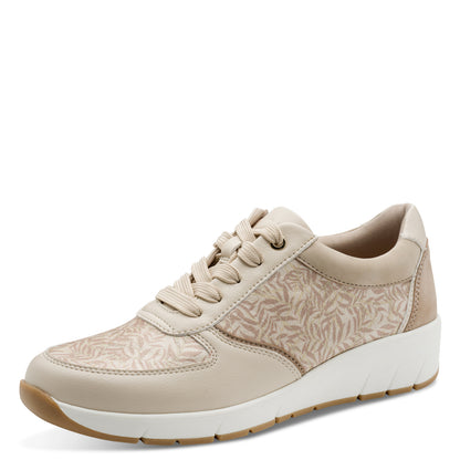 Jana Shoes 8-23796-46 499 Beige Flower Trainers