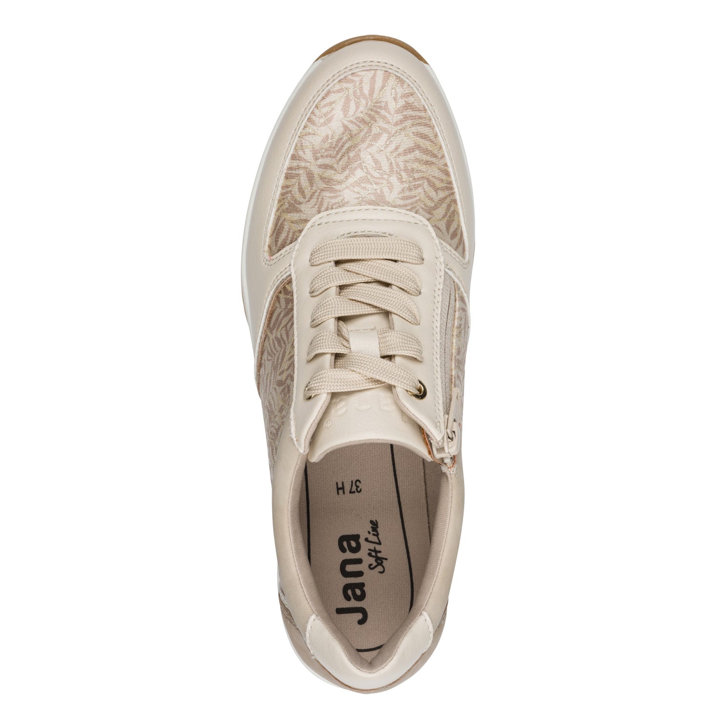 Jana Shoes 8-23796-46 499 Beige Flower Trainers