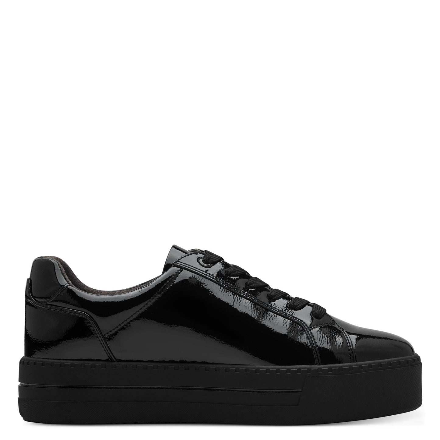 Jana Shoes 8-23767-43-018 Black Patent Trainers