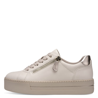 Jana Shoes 8-23767-43 411 H Fit Beige/Ivory Trainers - Vegan