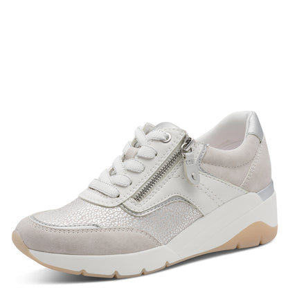 Jana Shoes 8-23768-46 191 White/Silver Trainers