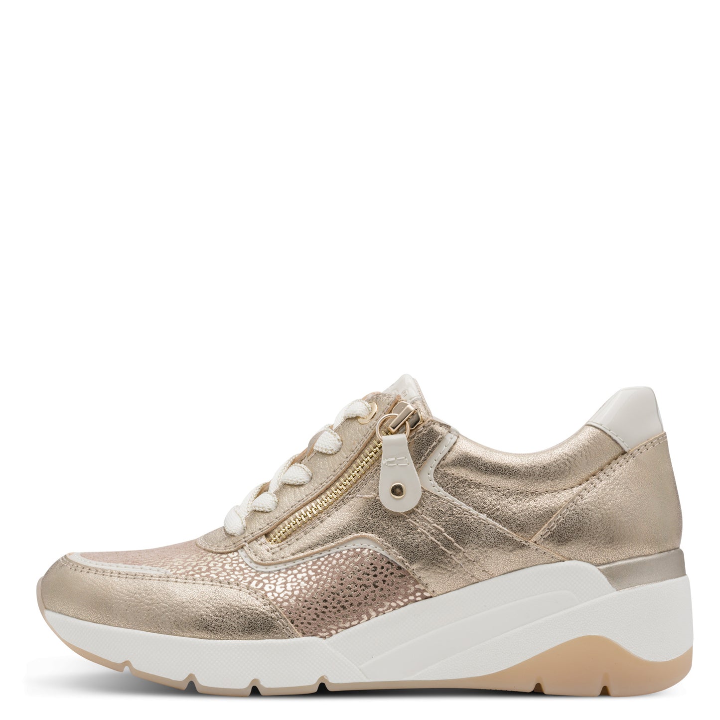 Jana Shoes 8-23768-46 938 Gold Combi Trainers