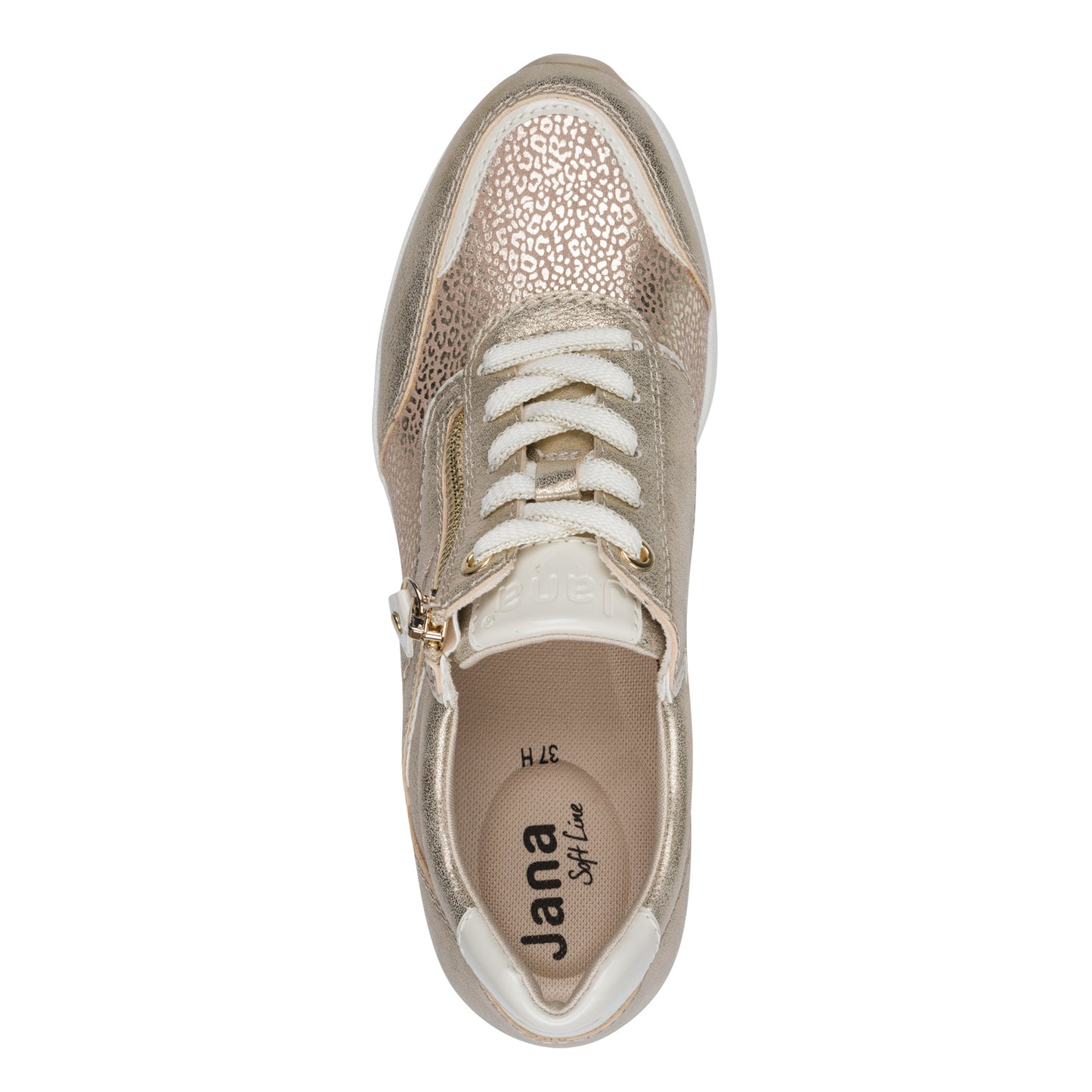 Jana Shoes 8-23768-46 938 Gold Combi Trainers