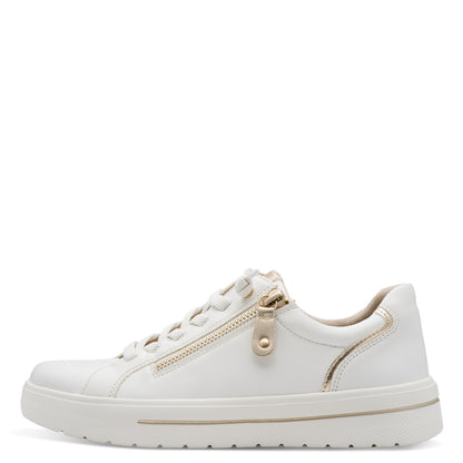 Jana Shoes 8-23770-46 196 White/Gold Trainers