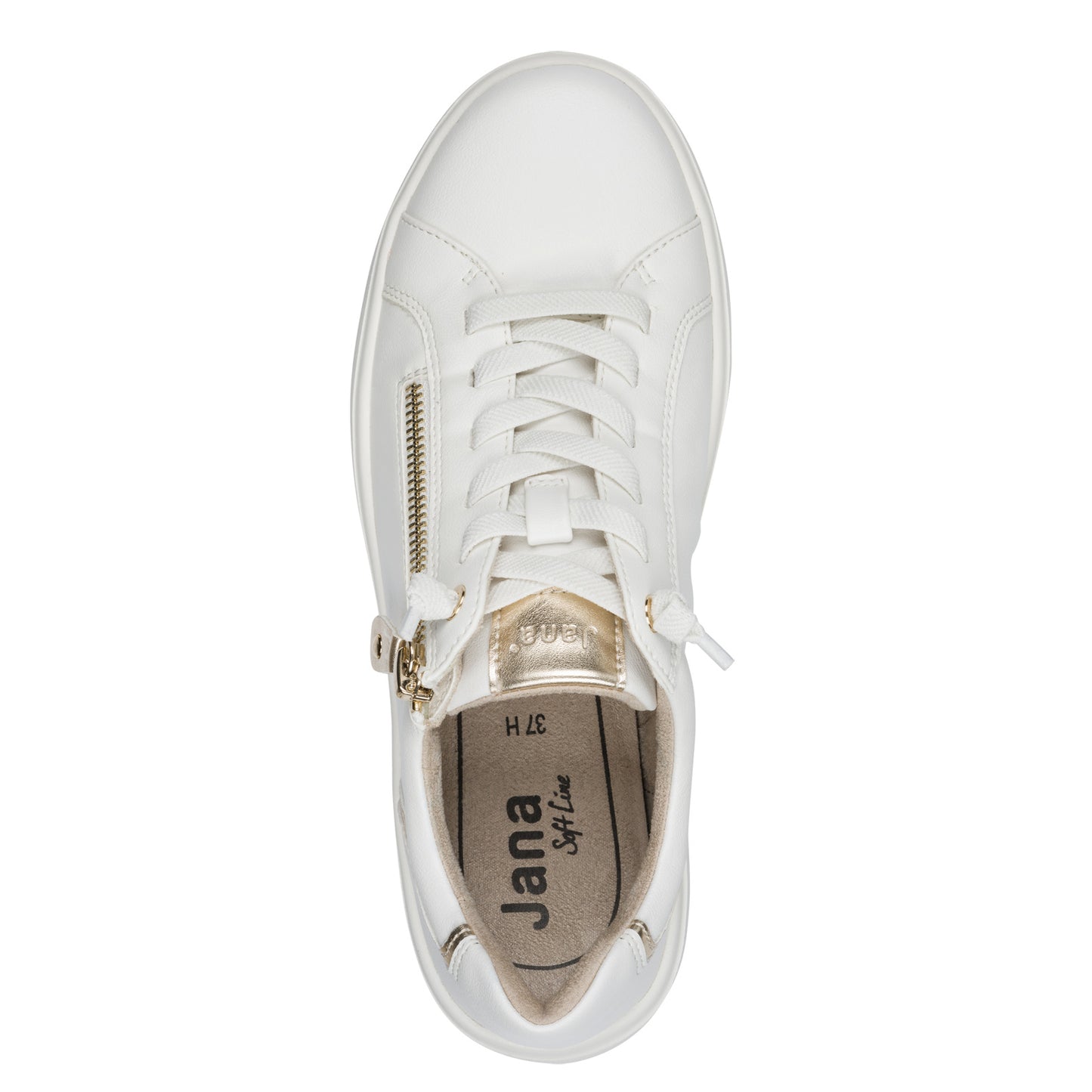 Jana Shoes 8-23770-46 196 White/Gold Trainers