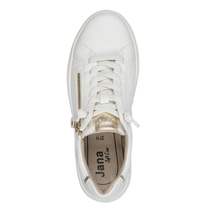 Jana Shoes 8-23770-46 196 White/Gold Trainers