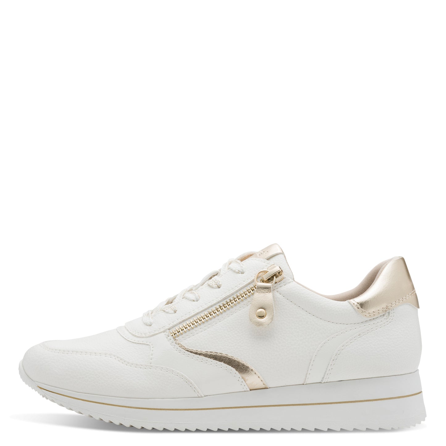 Jana Shoes 8-23774-43 196 White/Gold Trainers