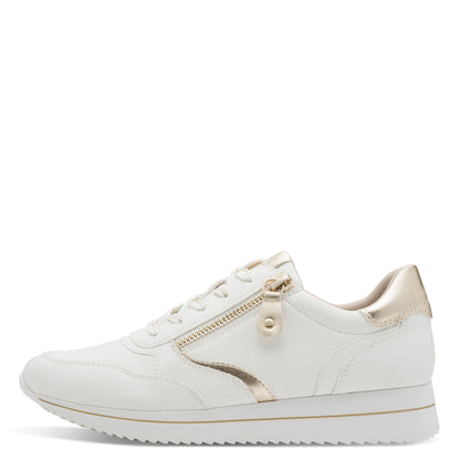 Jana Shoes 8-23774-43 196 White/Gold Trainers