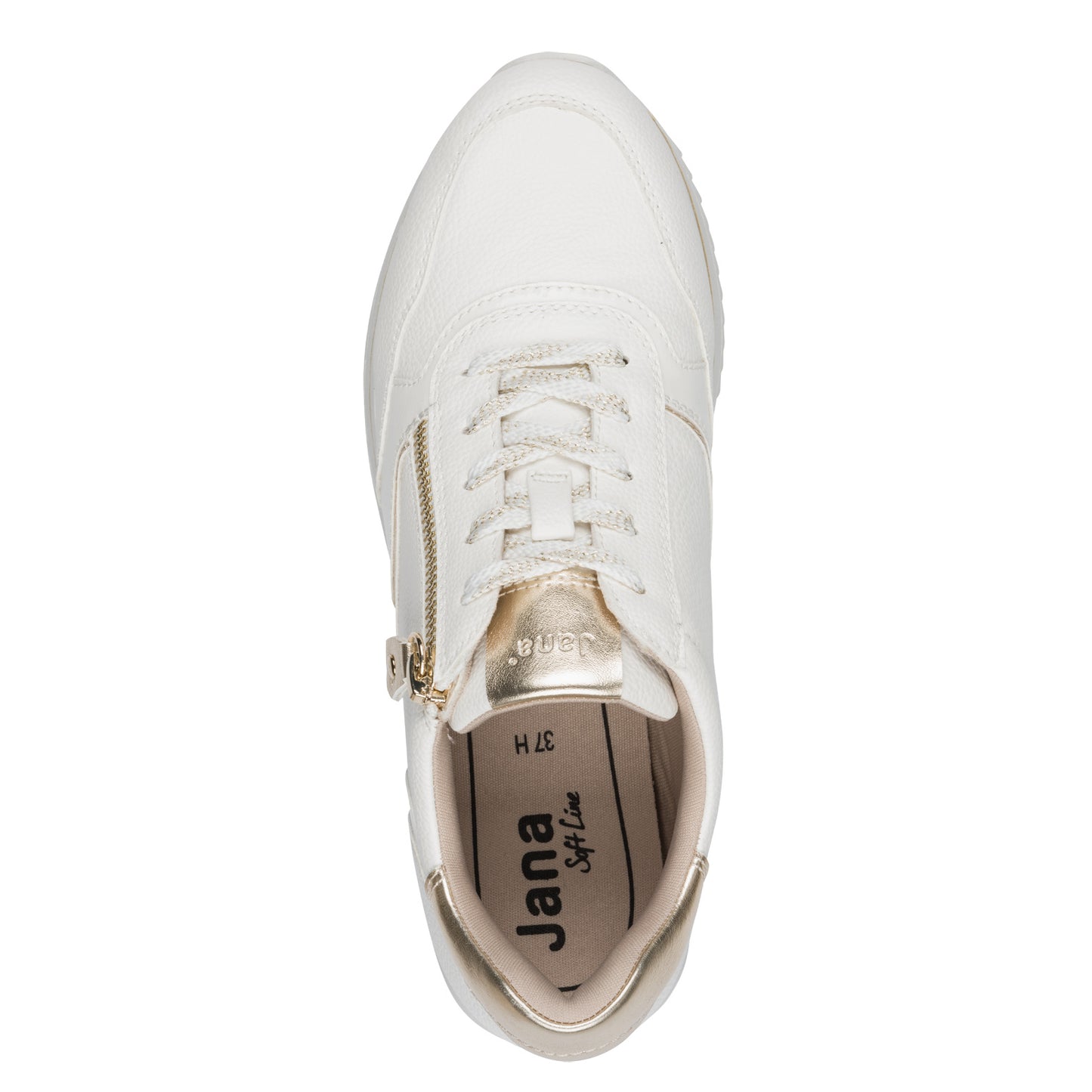Jana Shoes 8-23774-43 196 White/Gold Trainers