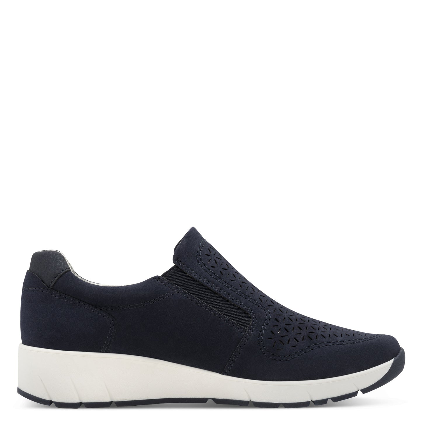 Jana Shoes 8-24765-46 805 Navy Zip Shoes