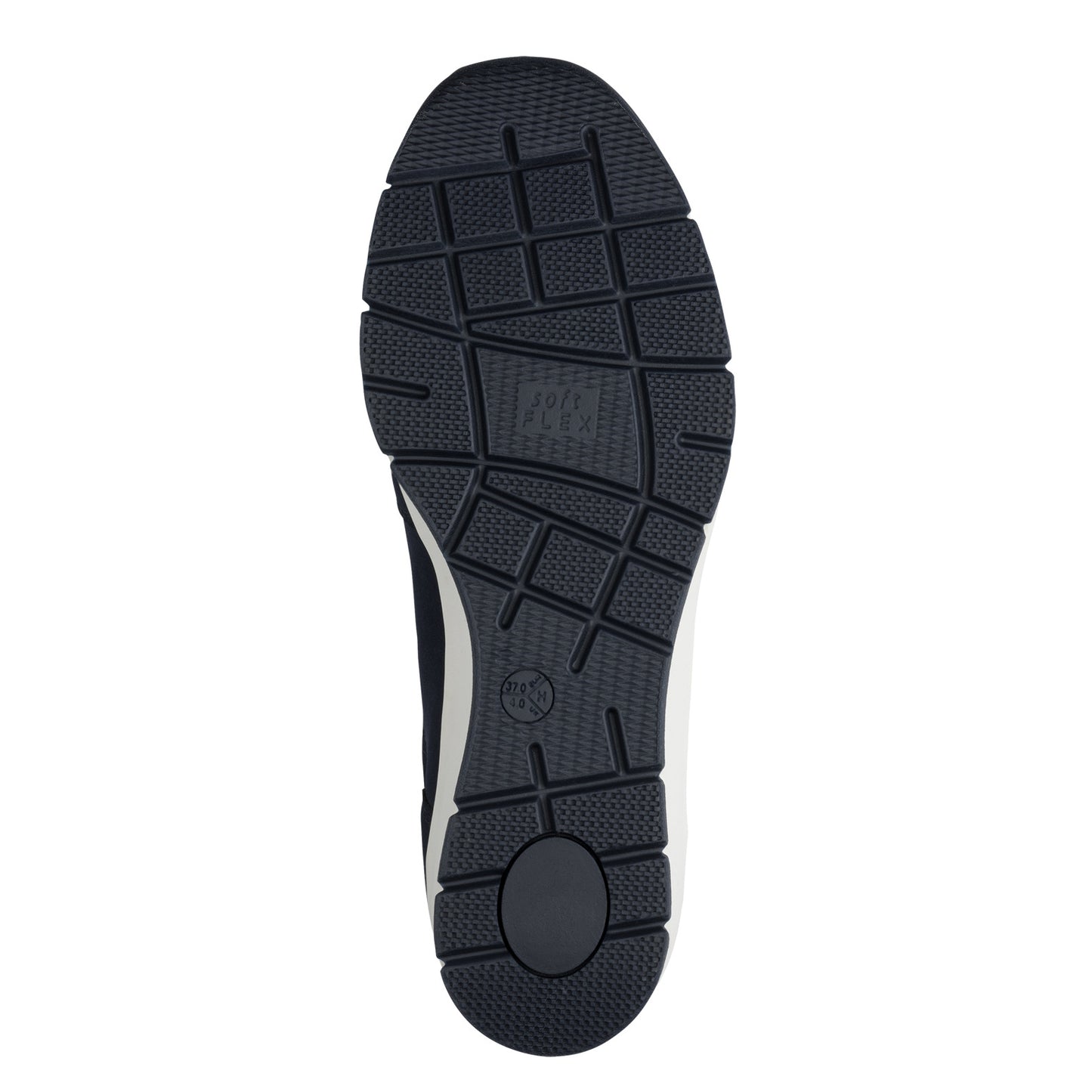 Jana Shoes 8-24765-46 805 Navy Zip Shoes