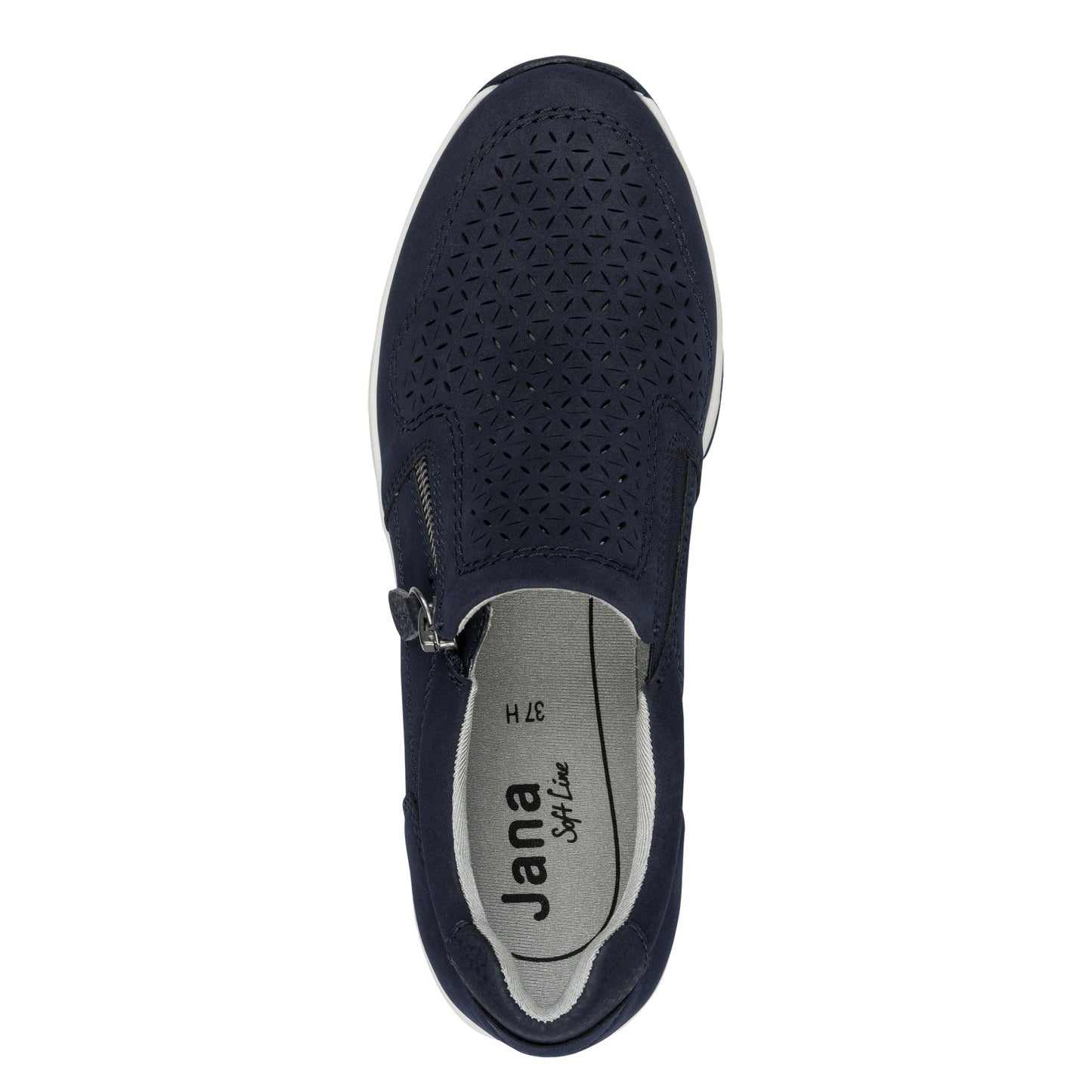Jana Shoes 8-24765-46 805 Navy Zip Shoes