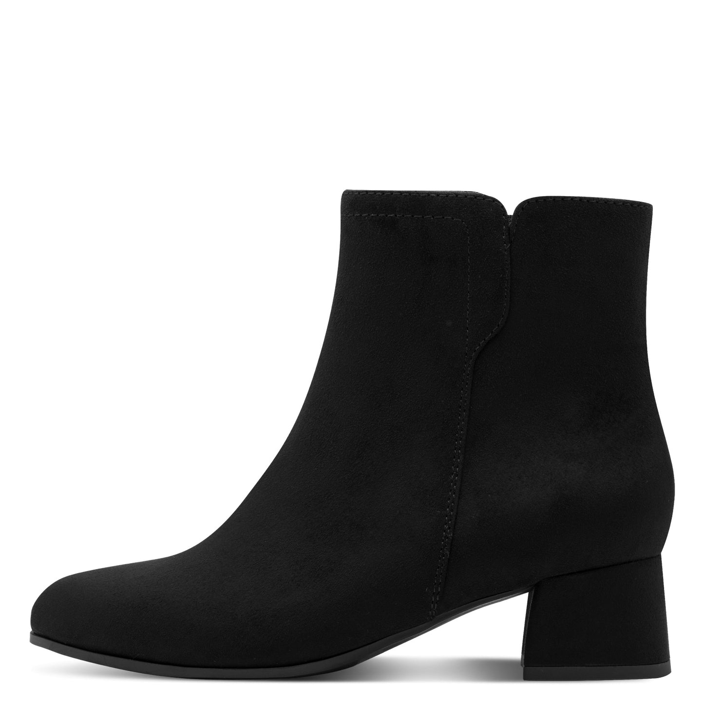 Jana Shoes 8-25364-47 001 Black Block Heel Boots - Vegan