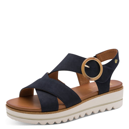 Jana Shoes 8-28272-46 805 Navy Sandals