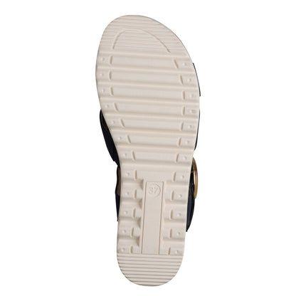 Jana Shoes 8-28272-46 805 Navy Sandals