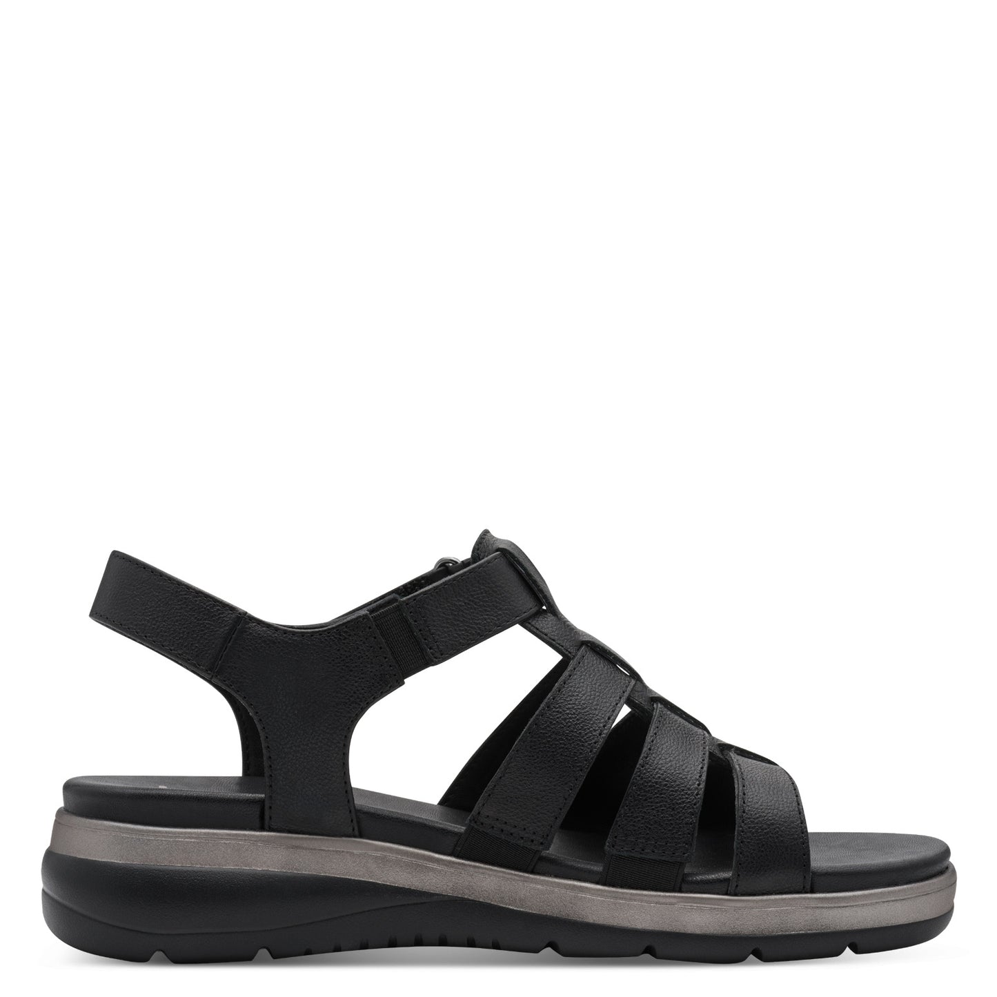 Jana Shoes 8-28710-46 001 Black Sandals
