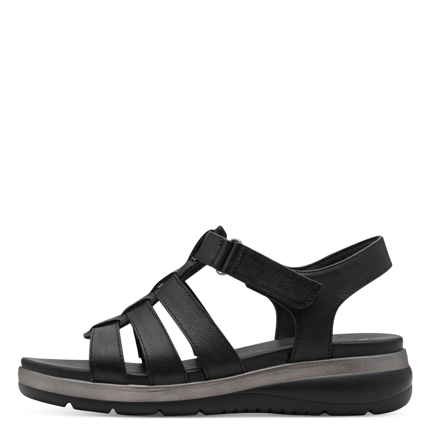 Jana Shoes 8-28710-46 001 Black Sandals