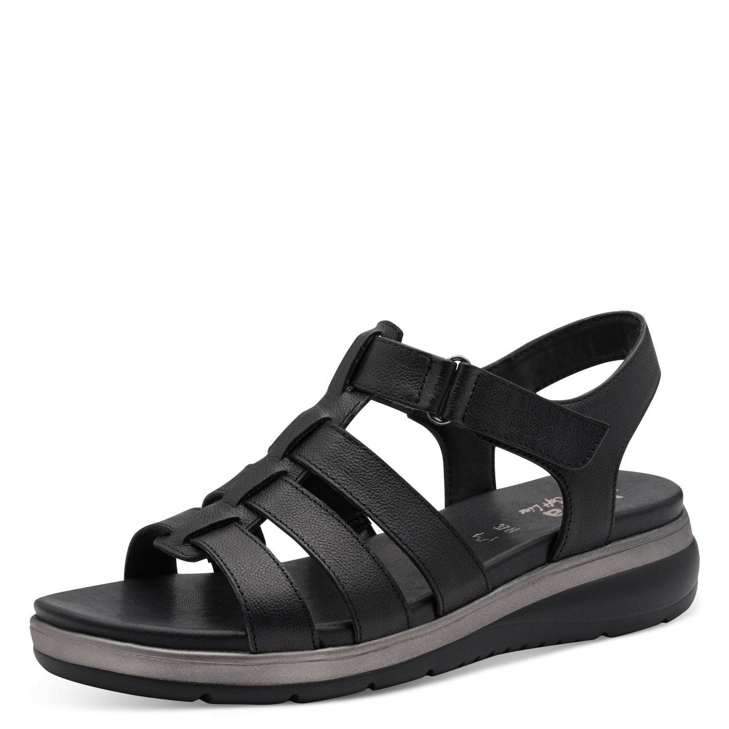 Jana Shoes 8-28710-46 001 Black Sandals