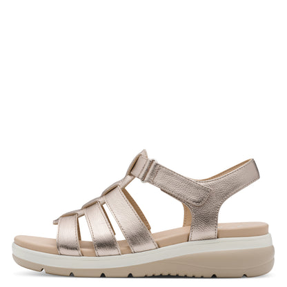 Jana Shoes 8-28710-46 954 Champagne Sandals