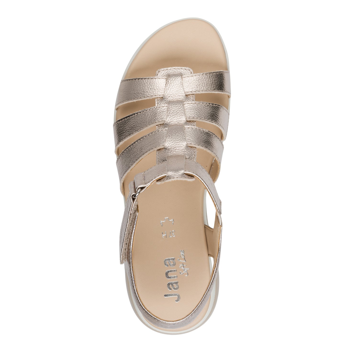 Jana Shoes 8-28710-46 954 Champagne Sandals
