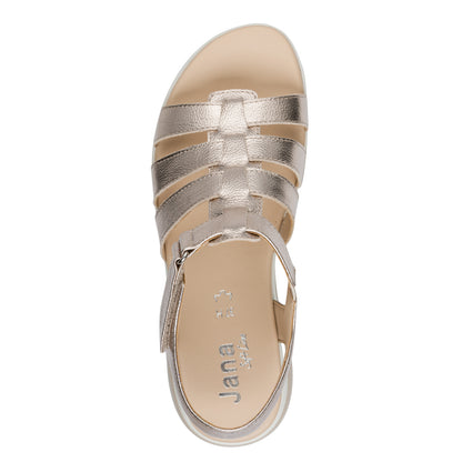 Jana Shoes 8-28710-46 954 Champagne Sandals