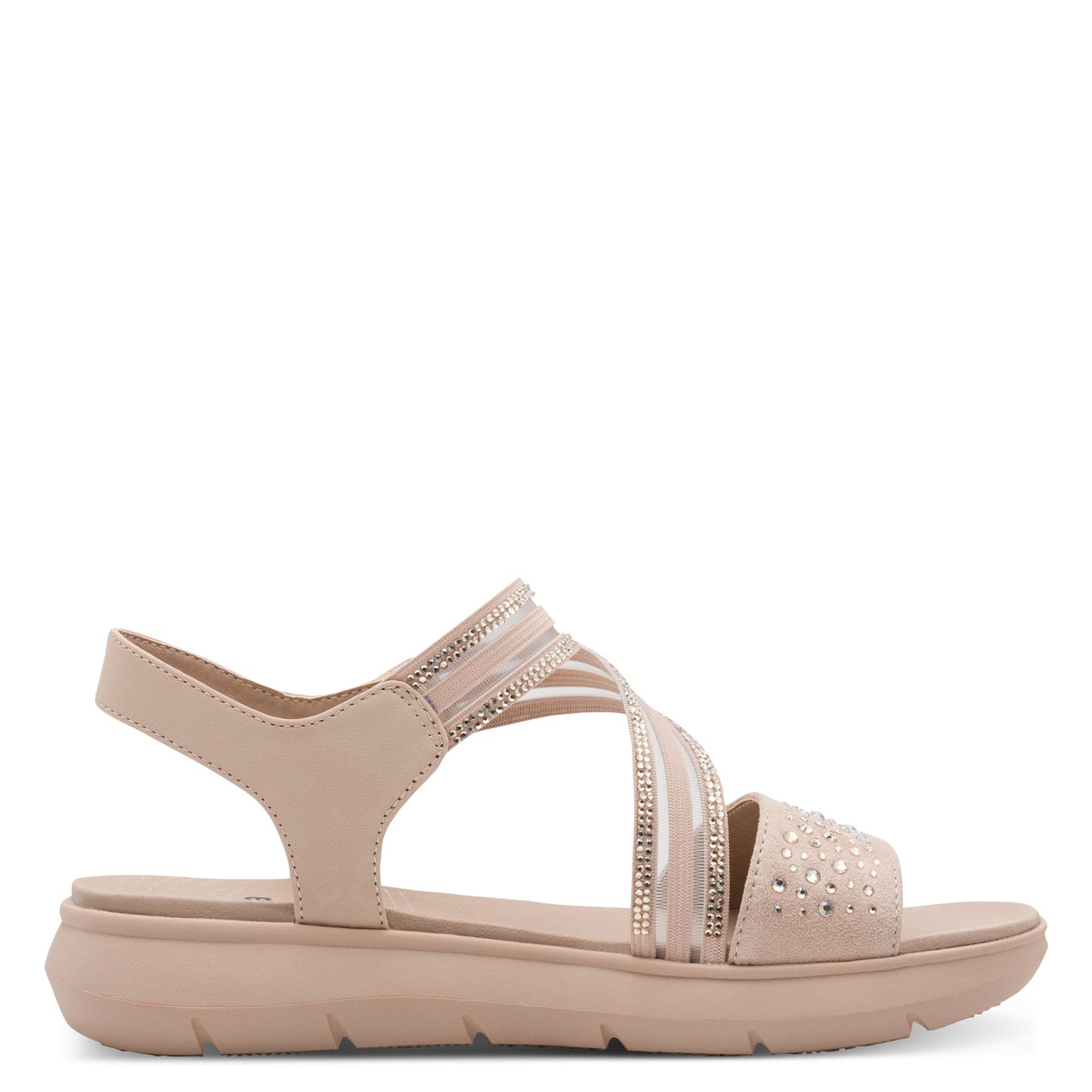 Jana Shoes 8-28771-46 520 Powder Pink Sandals