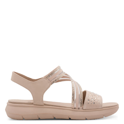 Jana Shoes 8-28771-46 520 Powder Pink Sandals