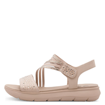 Jana Shoes 8-28771-46 520 Powder Pink Sandals