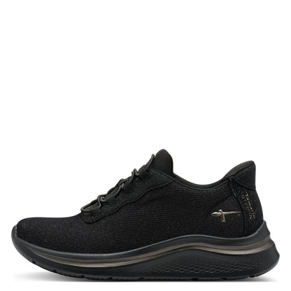 Tamaris Step-In 8-83726-45 001 H Fit Black Glitz Slip On Sneakers