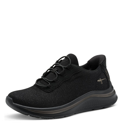 Tamaris Step-In 8-83726-45 001 H Fit Black Glitz Slip On Sneakers