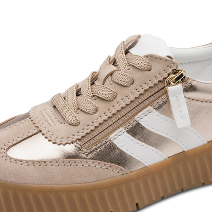 Tamaris Comfort 8-83729-45 912 Light Gold Combi Trainers
