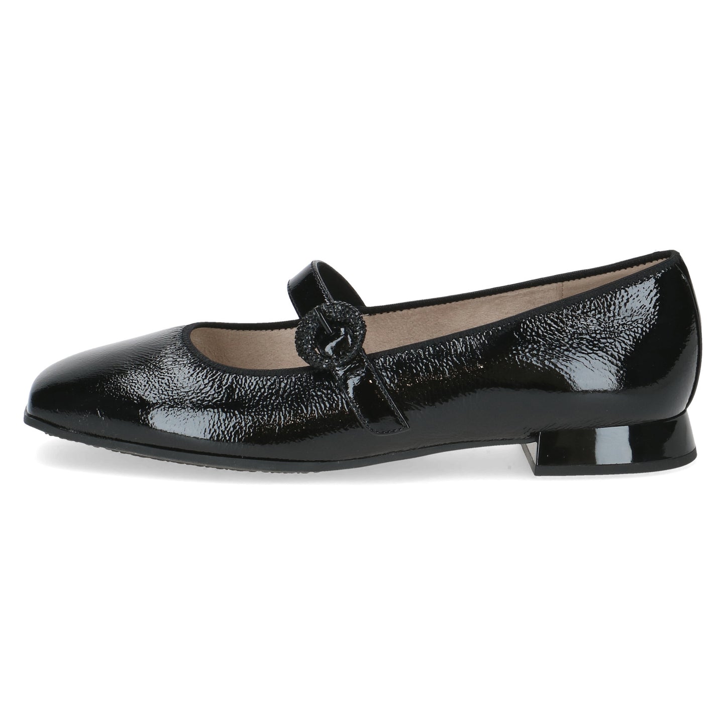 Caprice 9-22100-45 017 Black Naplak Patent Mary Jane Shoes