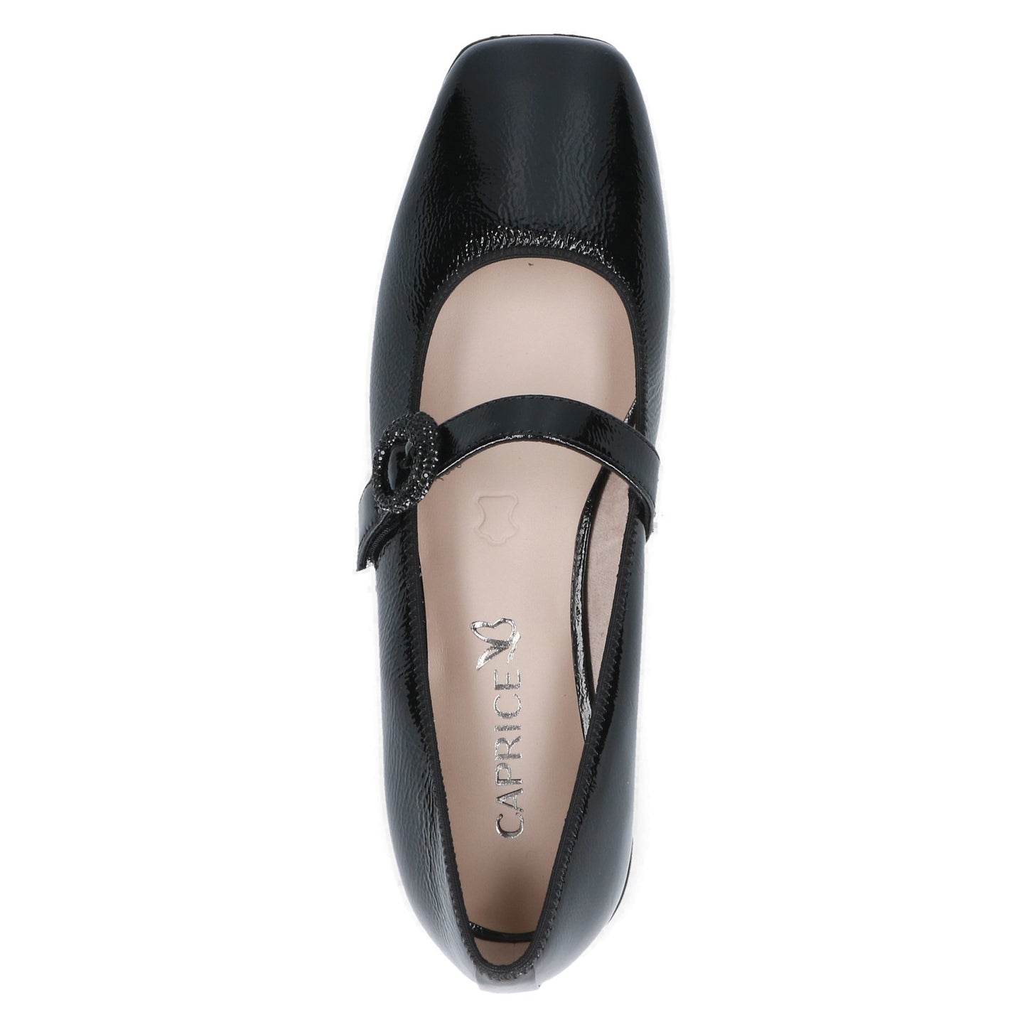 Caprice 9-22100-45 017 Black Naplak Patent Mary Jane Shoes