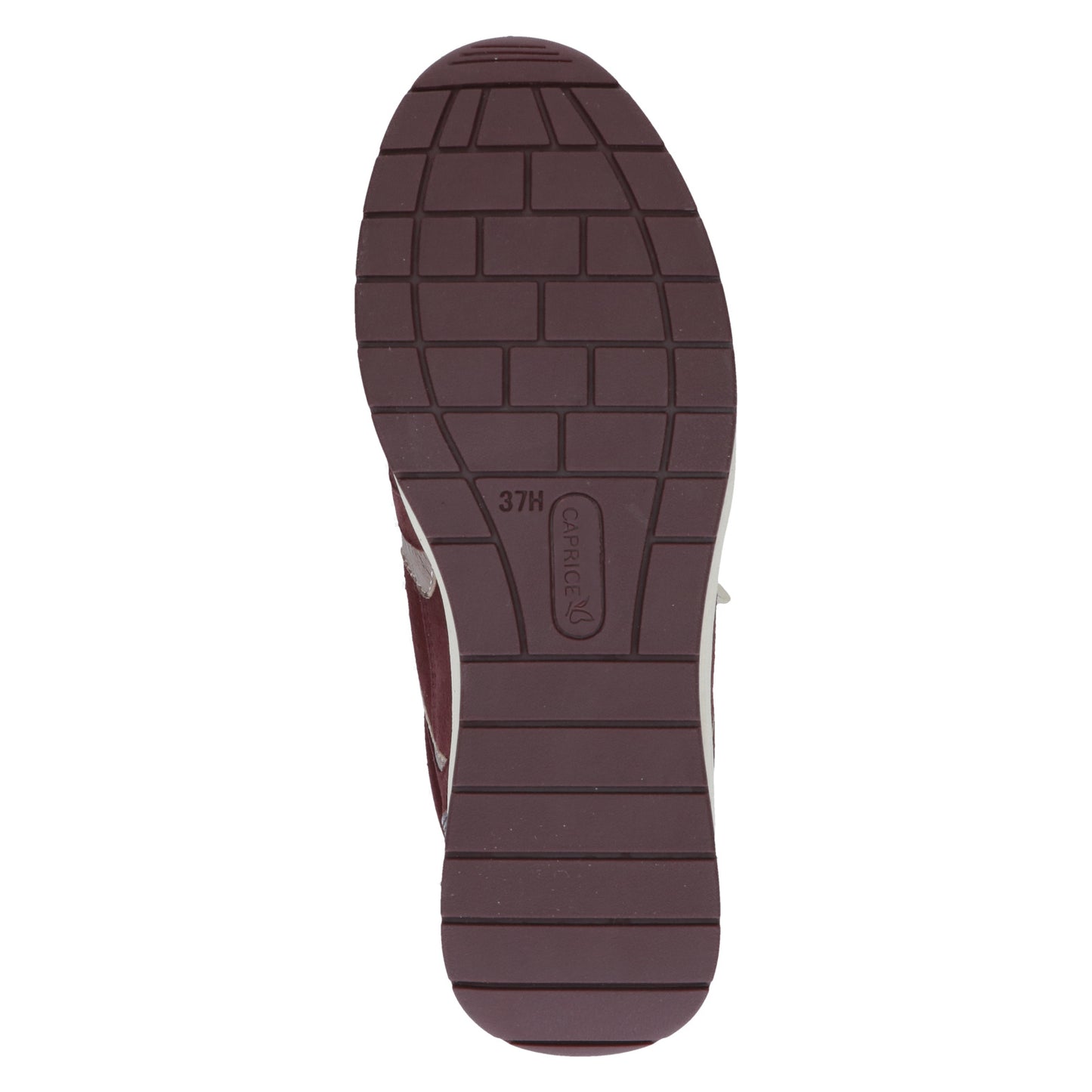Caprice 9-23300-44 551 Bordeaux Combi H Fit Sneakers with Zip