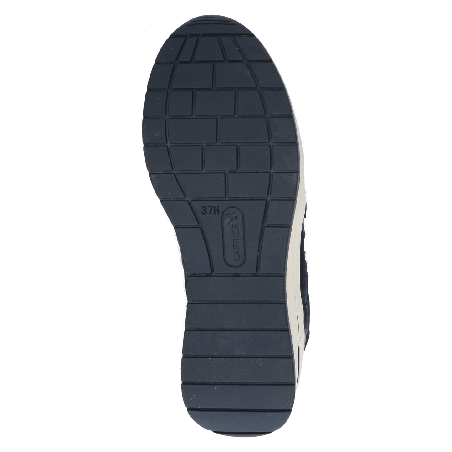 Caprice 9-23300-44 880 Navy Combi H Fit  Sneakers with Zip