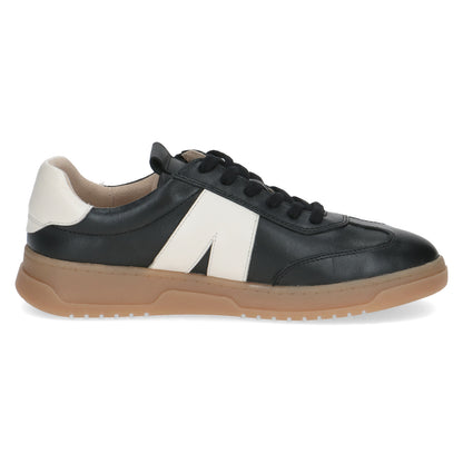 Caprice 9-23608-45 02F Black Nappa Combi Trainers