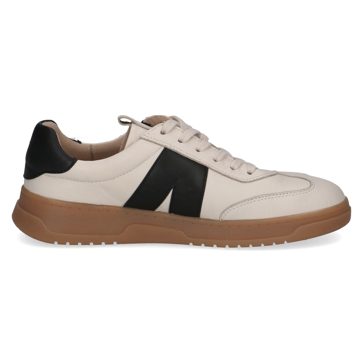 Caprice 9-23608-45 134 Off White/Black Combi Trainers