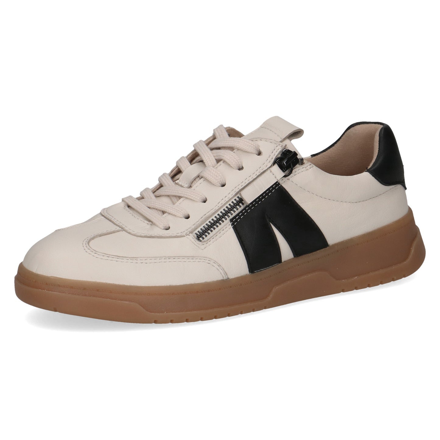 Caprice 9-23608-45 134 Off White/Black Combi Trainers