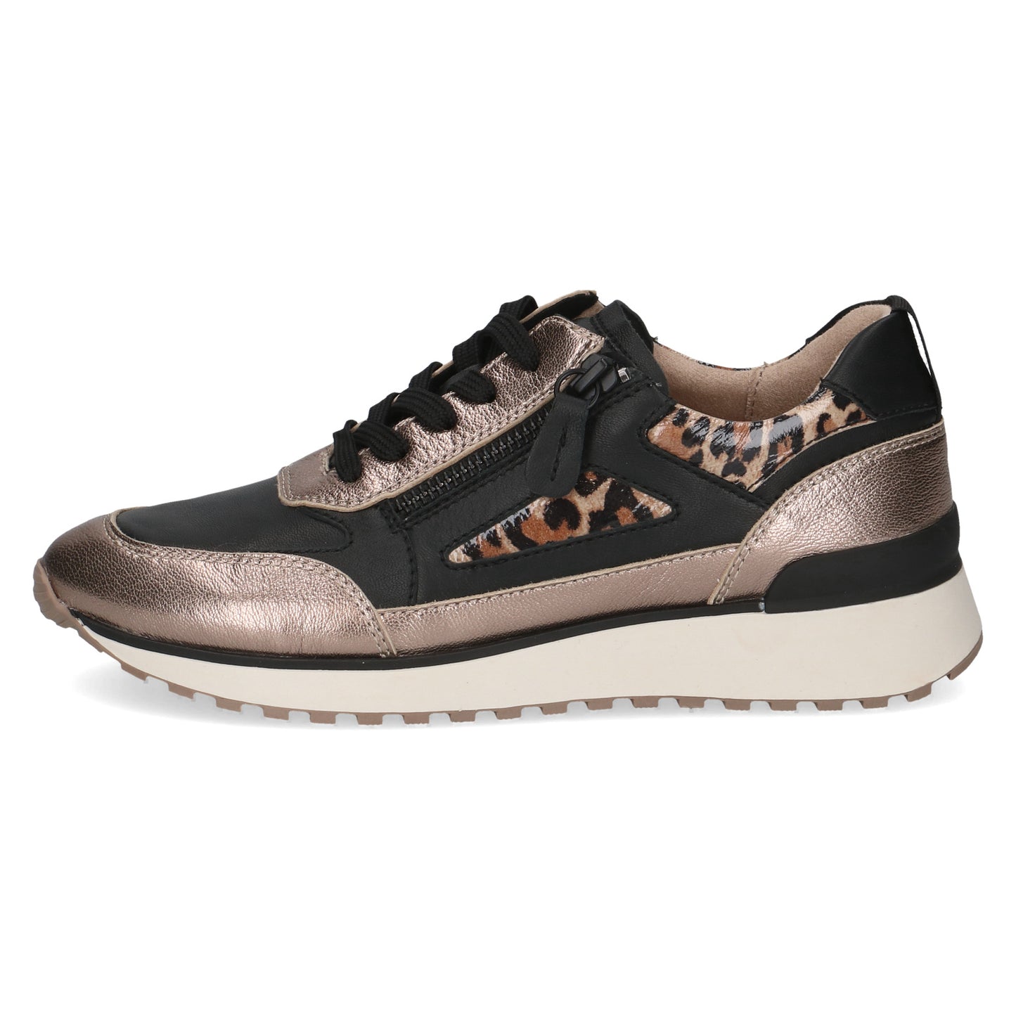 Caprice 9-23702-45 322 Taupe/Black G Fit Sneakers