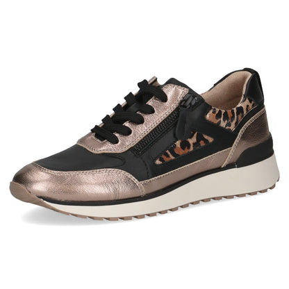 Caprice 9-23702-45 322 Taupe/Black G Fit Sneakers