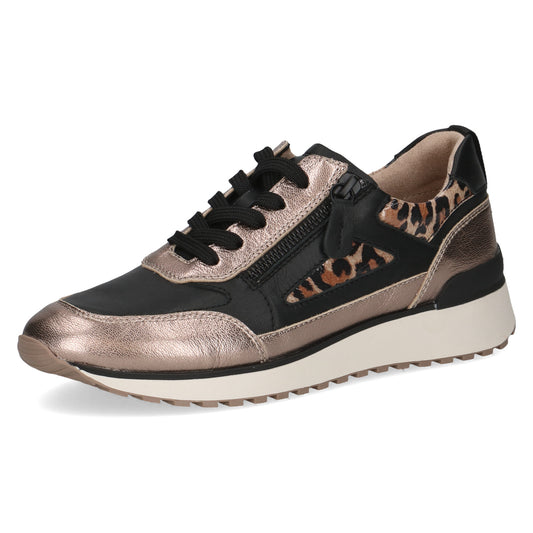 Caprice 9-23702-45 322 Taupe/Black G Fit Sneakers