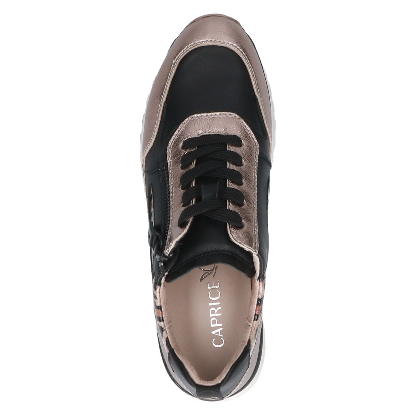 Caprice 9-23702-45 322 Taupe/Black G Fit Sneakers