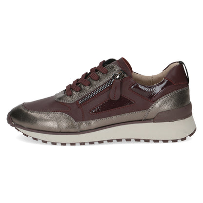 Caprice 9-23702-45 551 Bordeaux Burgundy Combi Sneakers
