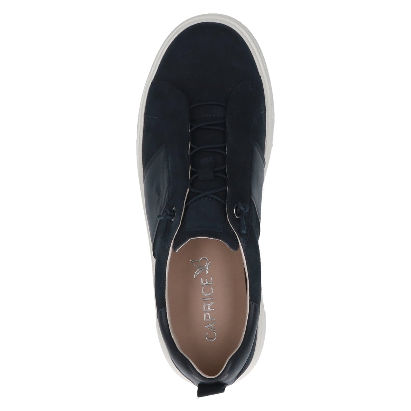 Caprice 9-23731-45 857 Navy Suede Combi G Fit Sneakers