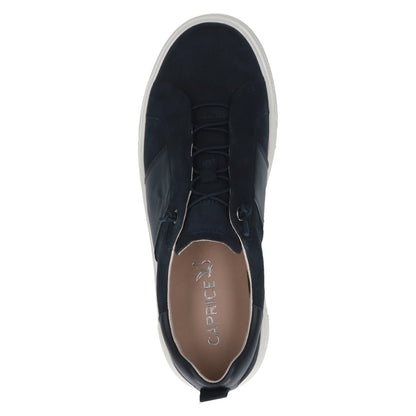 Caprice 9-23731-45 857 Navy Suede Combi G Fit Sneakers