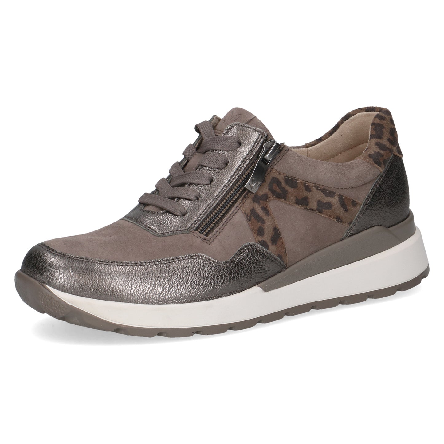 Caprice 9-23737-45 345 Taupe Grey Combi Sneakers