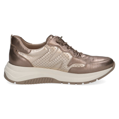 Caprice 9-23753-46 366 Taupe Metallic Combi Trainers